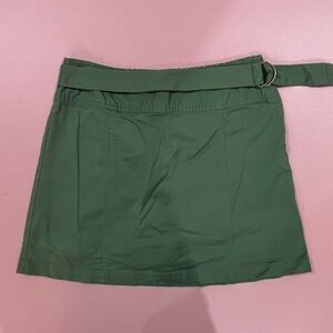 Green Twill Skort